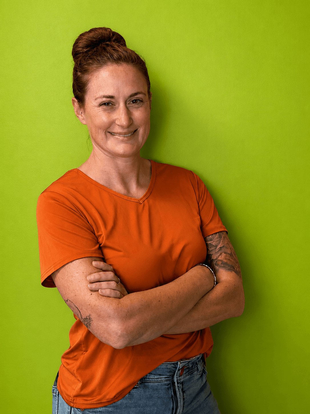Portrait of Morgan Pyle, Registered Nurse and nationally board-certified health and wellness coach at The Fitness Factory